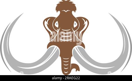 Mammoth logo icon design illustration Stock Vector