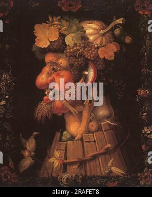 Autumn 1573 by Giuseppe Arcimboldo Stock Photo
