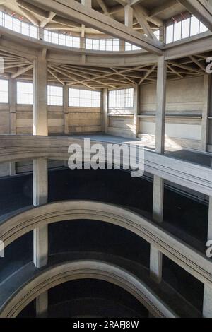 Space Ramps Italy Lingotto building, ramp in Torino Italy, built in 20s/30s. Details of ...