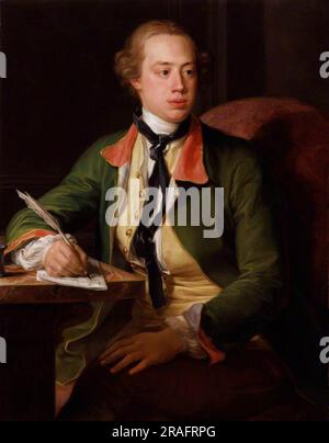 Frederick North, 2nd Earl of Guilford 1753 by Pompeo Batoni Stock Photo