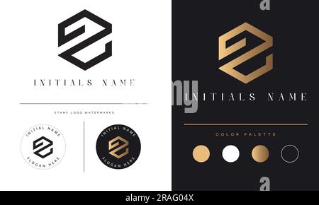 Abstract Initial Logo Design Stock Vector