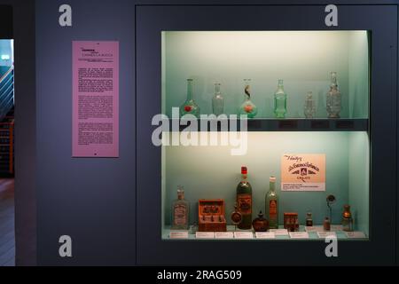 GRASSE, FRANCE -17 APR 2023- View of the Musee International de la Parfumerie (International Perfume Museum) located in Grasse, Provence, France. Stock Photo