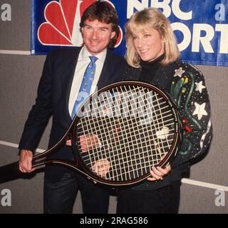 1989Jimmy Conners  Chris Evert  John Barrett/PHOTOlink / MediaPunch Stock Photo