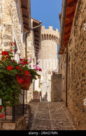 Rocca Calascio, Calascio, L'Aquila, Abruzzo, Italy Stock Photo