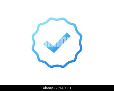 Approved star sticker vector illustration isolated on white background Stock Vector