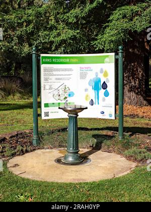 Ballarat Australia /  Kirks Reservoir Park is a beautiful location.The reservoir provides drinking water for Balllarat and surrounds. There are also f Stock Photo