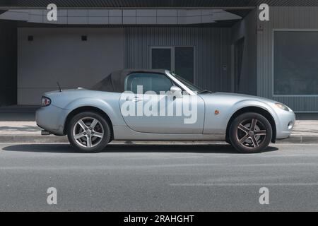 PASAIA, SPAIN-MAY 26, 2023: Mazda MX-5 (NC) (AKA Miata; eunos), third generation of the Mazda MX-5 Stock Photo