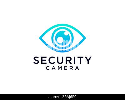 security logo technology for your company, shield logo for security data. Stock Vector