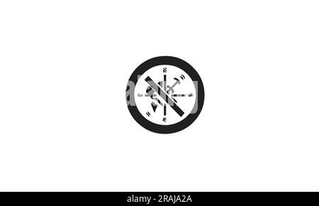 Geography logo black simple flat icon on white background Stock Vector