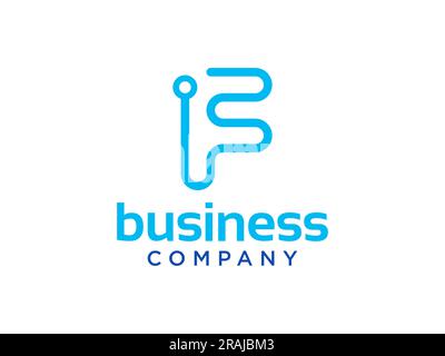 initial letter F logo design template. icons for business of luxury, elegant, simple. Stock Vector