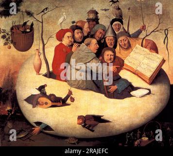 The Concert in the Egg 1480 by Hieronymus Bosch Stock Photo