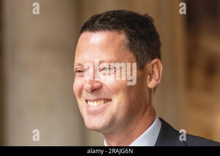 London, UK. 04th July, 2023. Alex Chalk, Lord Chancellor and Secretary of State for Justice, arrives at a cabinet meeting at 10 Downing Street London. Credit: Ian Davidson/Alamy Live News Stock Photo