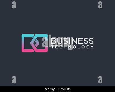 Letter DC Logo Icon Design Template Element. Stock Vector