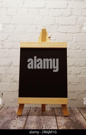 Empty Easel with Space copy background Stock Photo