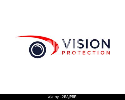 Eye Vision Logo Design Icon Symbol. Stock Vector