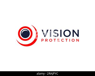 Eye Vision Logo Design Icon Symbol. Stock Vector
