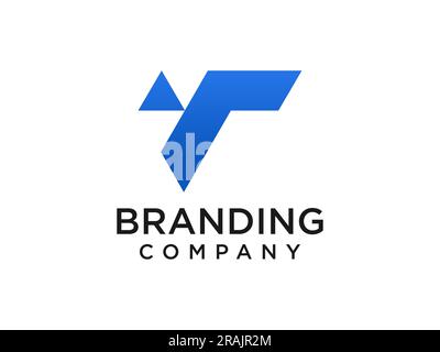 T letter logo design on white background. TT monogram initials letter logo concept. T icon design Stock Vector