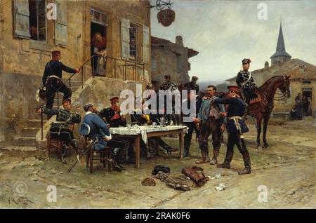 Alphonse-Marie-Adolphe de Neuville - The Spy Alphonse-Marie-Adolphe de Neuville: French, Saint-Omer 1835–1885 Paris 1880; Stock Photo