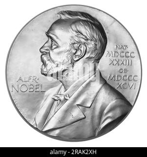 Photo Nobel Prize Medal Stock Photo