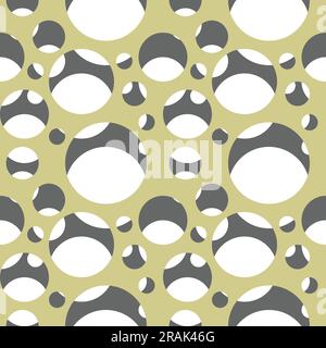 Seamless texture of porous material. Suitable for text design, background image and others. Stock Vector
