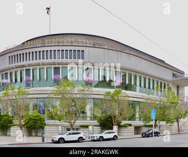 Louise M. Davies Symphony Hall concert hall home of the San Francisco Symphony orchestra San Francisco California USA Stock Photo