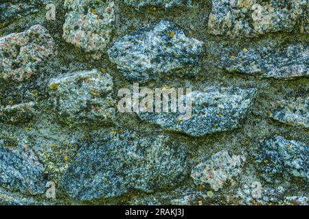 wall of natural stone close-up.Texture, background Stock Photo