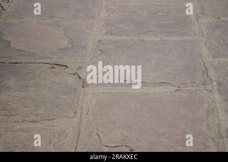 Grey geometric parttern of a floor Stock Photo