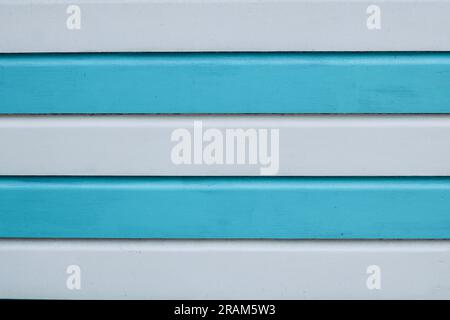 Blue and white striped panelled wood with space for copy. High quality photo Stock Photo