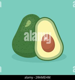 avocado fruit icon- vector illustration Stock Vector
