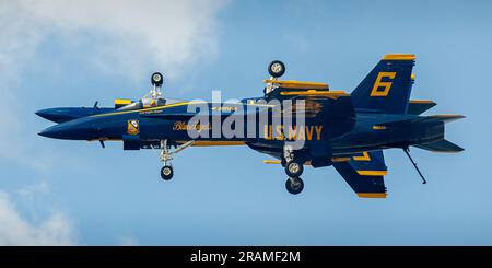 The amazing jets flying overhead. Stock Photo