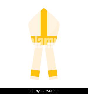 pope, bishop hat, barrenwort icon- vector illustration Stock Vector