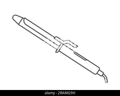 curling iron icon- vector illustration Stock Vector