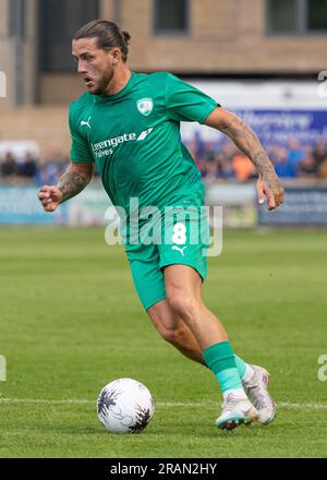 Matlock, Derbyshire, England 4th July 2023. Chesterfield’s Danny Rowe on the ball, during Matlock Town Football Club V Chesterfield Football Club at the Proctor Cars Stadium, pre-season friendly (Credit Image: ©Cody Froggatt/Alamy live news) Stock Photo