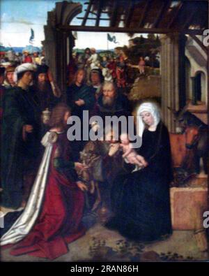 The Adoration of the Magi by Gerard David Stock Photo - Alamy