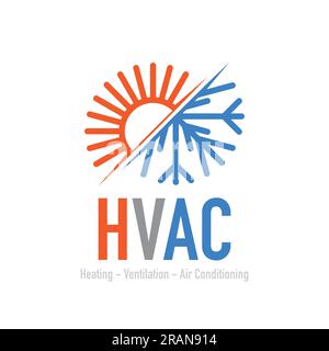 HVAC company background Stock Vector
