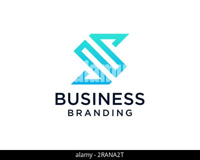 Letter S logo icon design template elements. Stock Vector