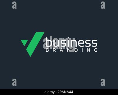 letter V logo design. Luxury abstract victory logotype. Creative elegant vector monogram symbol Stock Vector