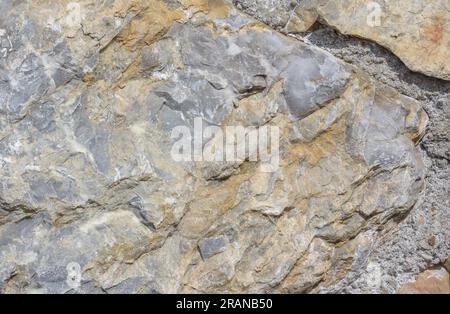 Surface of light gray marble with beige and white blotches in horizontal format Stock Photo