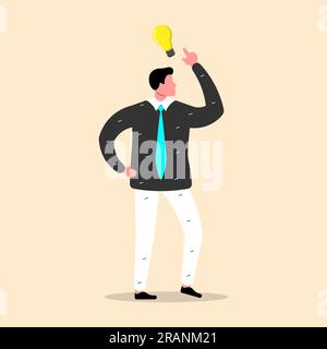 Vector flat illustration features male and female cartoon characters displaying a diverse range of emotions. Stock Vector