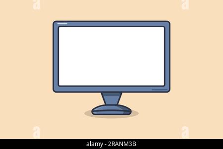 Computer vector design, technology icon Stock Vector