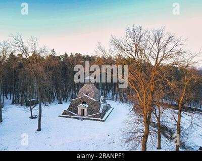 The largest pyramid in Germany, the rock pyramid in Garzau Stock Photo ...