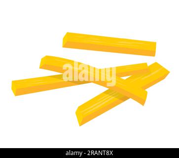 french fries icon -vector illustration Stock Vector