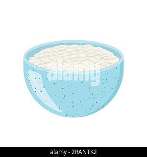 bowl of rice icon - vector illustration Stock Vector