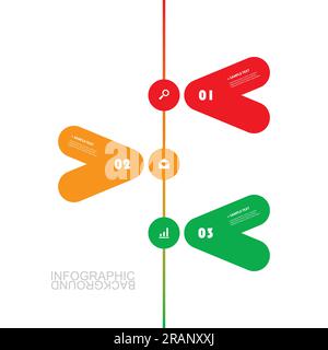 Modern Business Infographic Template  Minimal Timeline Design Stock Vector