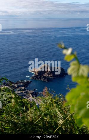 Madeira Island north side cliff views Stock Photo