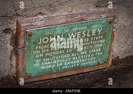 Knutsford Methodist Church  - John Wesley Chapel, Princess St, Knutsford, Cheshire, England, UK,  WA16 6BY Stock Photo