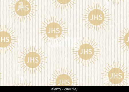 white, cream striped paper texture with holy communion symbol- vector illustration Stock Vector