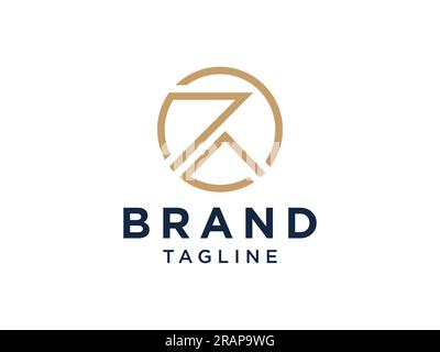 Initial Letter R Business Logo. Flat Vector Logo Design Template Element. Stock Vector