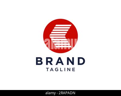 Abstract Letter K Logo Rounded Line. Flat Vector Logo Design Template Element Stock Vector