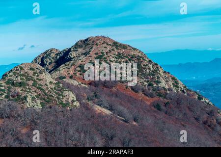 High mountain landscapes with vivid colors Stock Photo